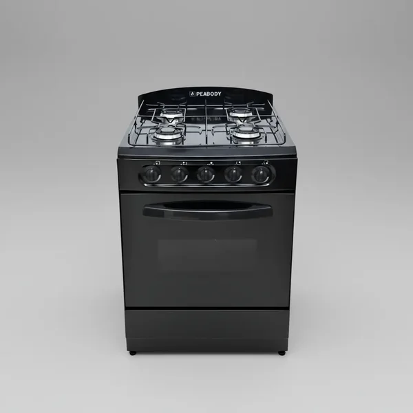 Cocina Peabody Glass Negra SP84-3H Multigas 53cm