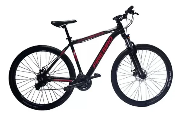 Bicicleta FIREBIRD Aluminio Rodado 29" NEGRO/ROJO