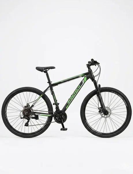 Bicicleta RYDETECH 300 Acero Rodado 29" NEGRO/VERDE