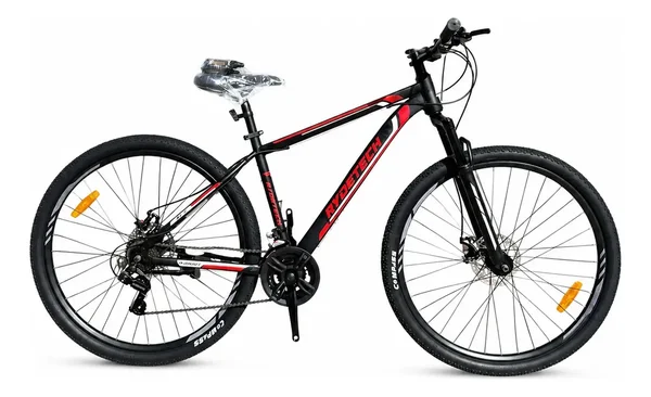 Bicicleta RYDETECH 300 Acero Rodado 29" NEGRO/ROJO
